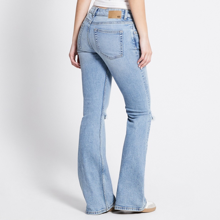 Low waist bootcut jeans "Low Boot" Light heavy worn